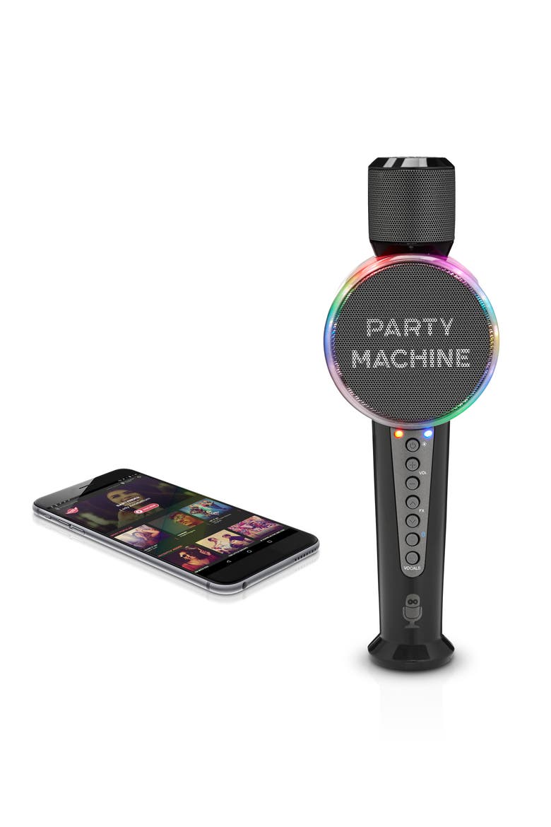 Bluetooth Party Microphone, Alternate, color, BLACK