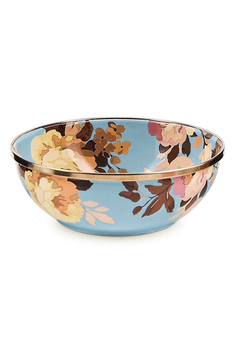 MACKENZIE CHILDS Wild Rose Slate Everyday Bowl, Main, color, Blue