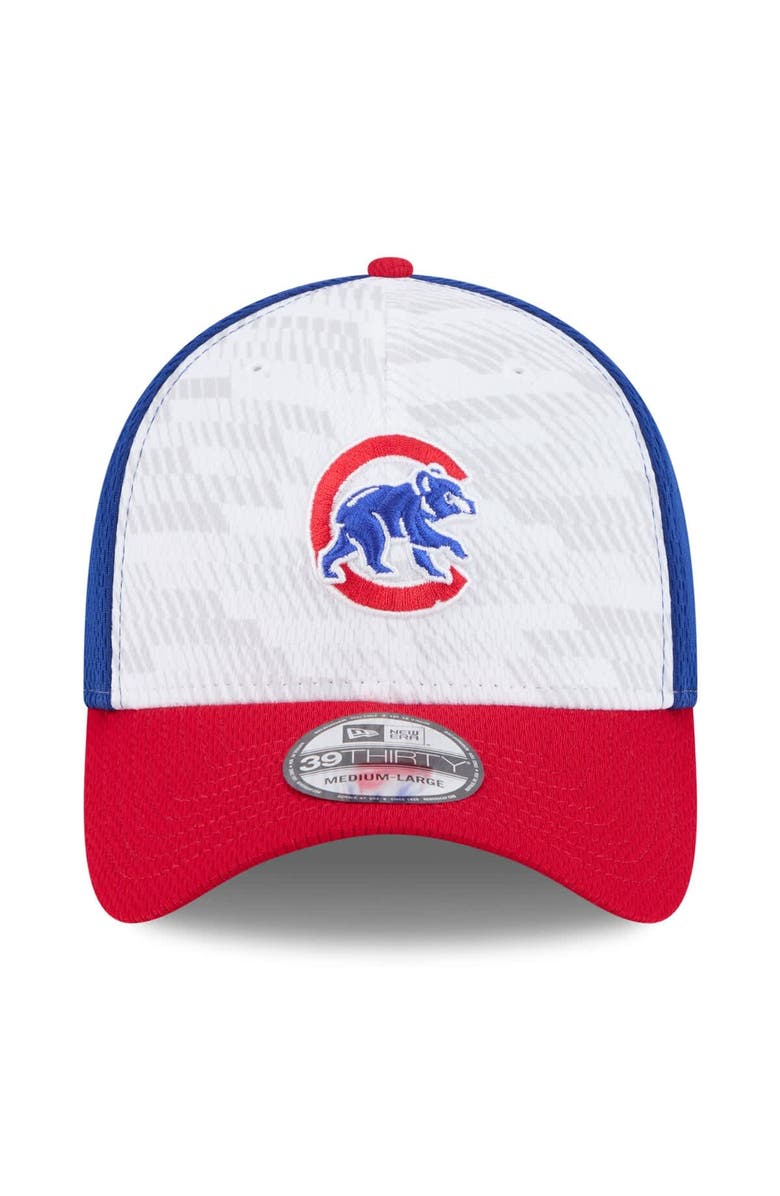 New Era Men's New Era Royal/Red Chicago Cubs 2025 MLB Clubhouse 39THIRTY Flex Hat, Alternate, color,
