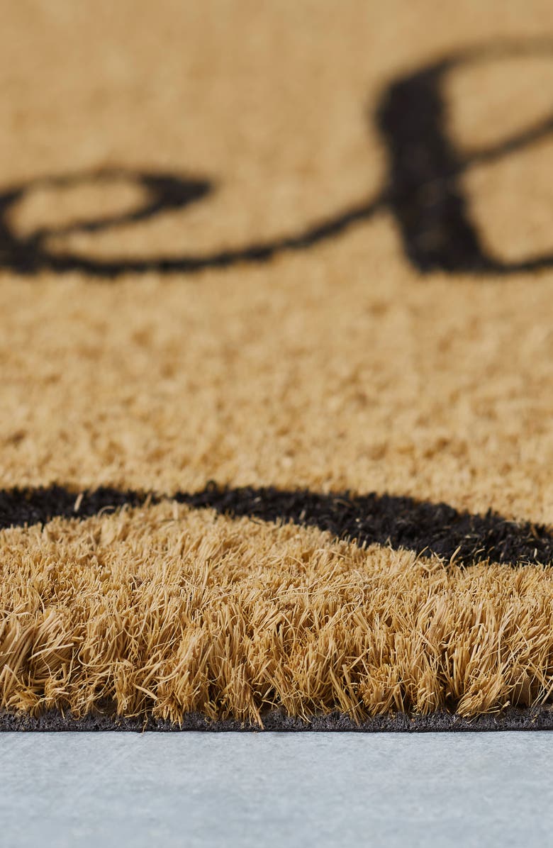 VCNY HOME Hello Oval Coir Doormat, Alternate, color,
