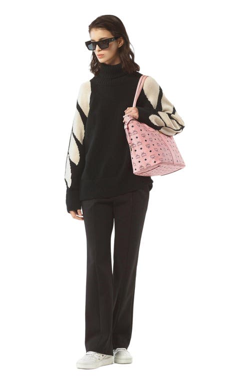 Mcm Medium Liz Shopper In Soft Pink