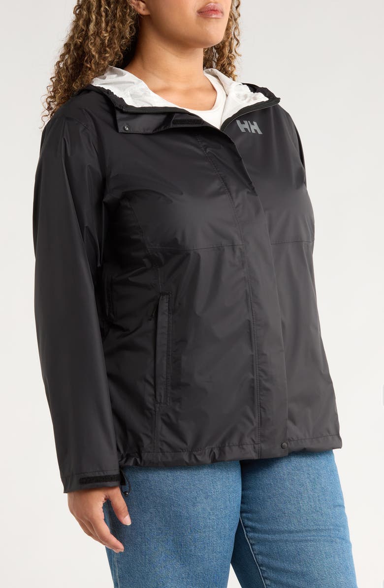 Helly Hansen Loke Windproof Waterproof Hooded Jacket, Alternate, color, Black