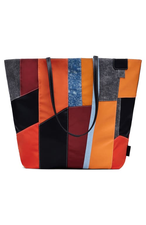 Desigual Lovelace Tote In Orange