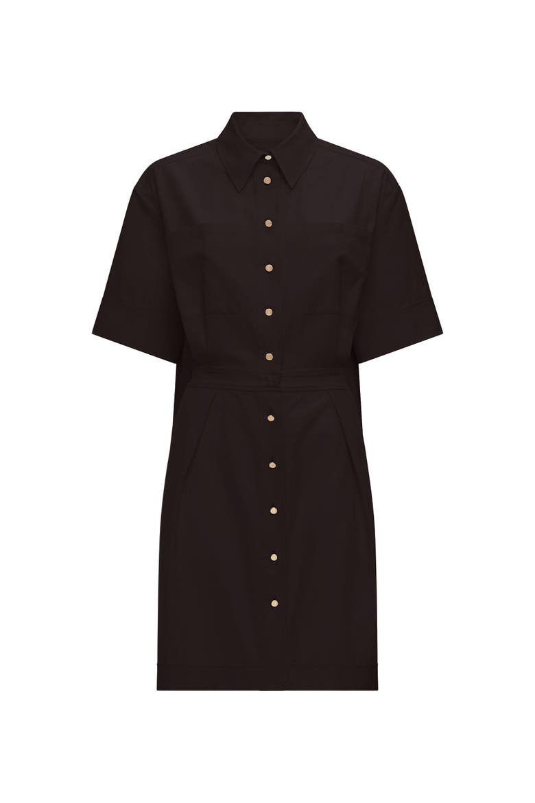 MONTANA Shirt dress, Main, color, Brown