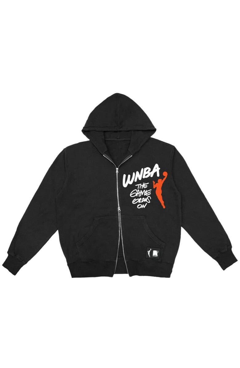 round21 Unisex round21 Black WNBA Double-Zip Hoodie, Alternate, color,