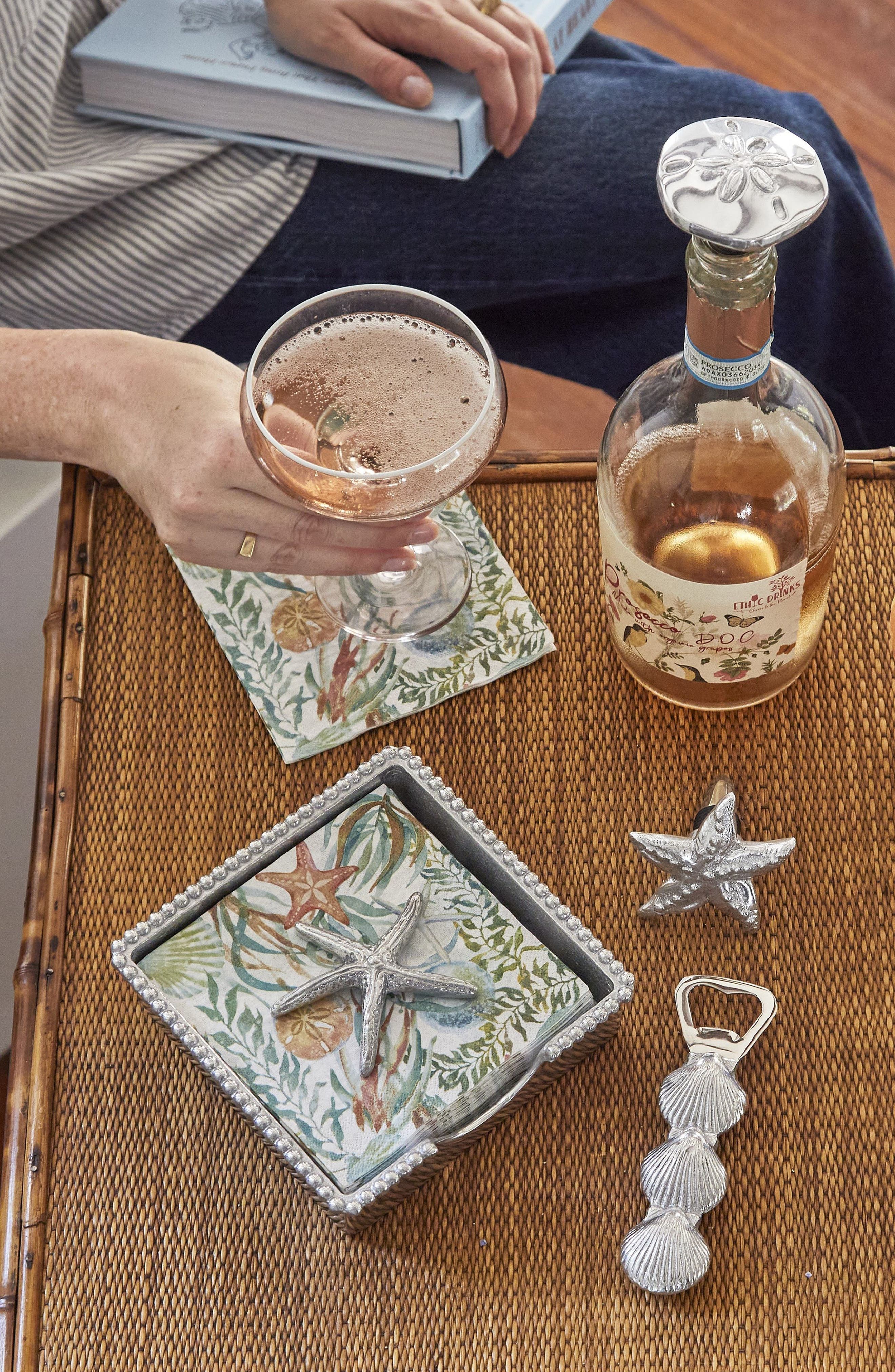 Mariposa Stacked Scallop Shell Bottle Opener - Thumbnail 4