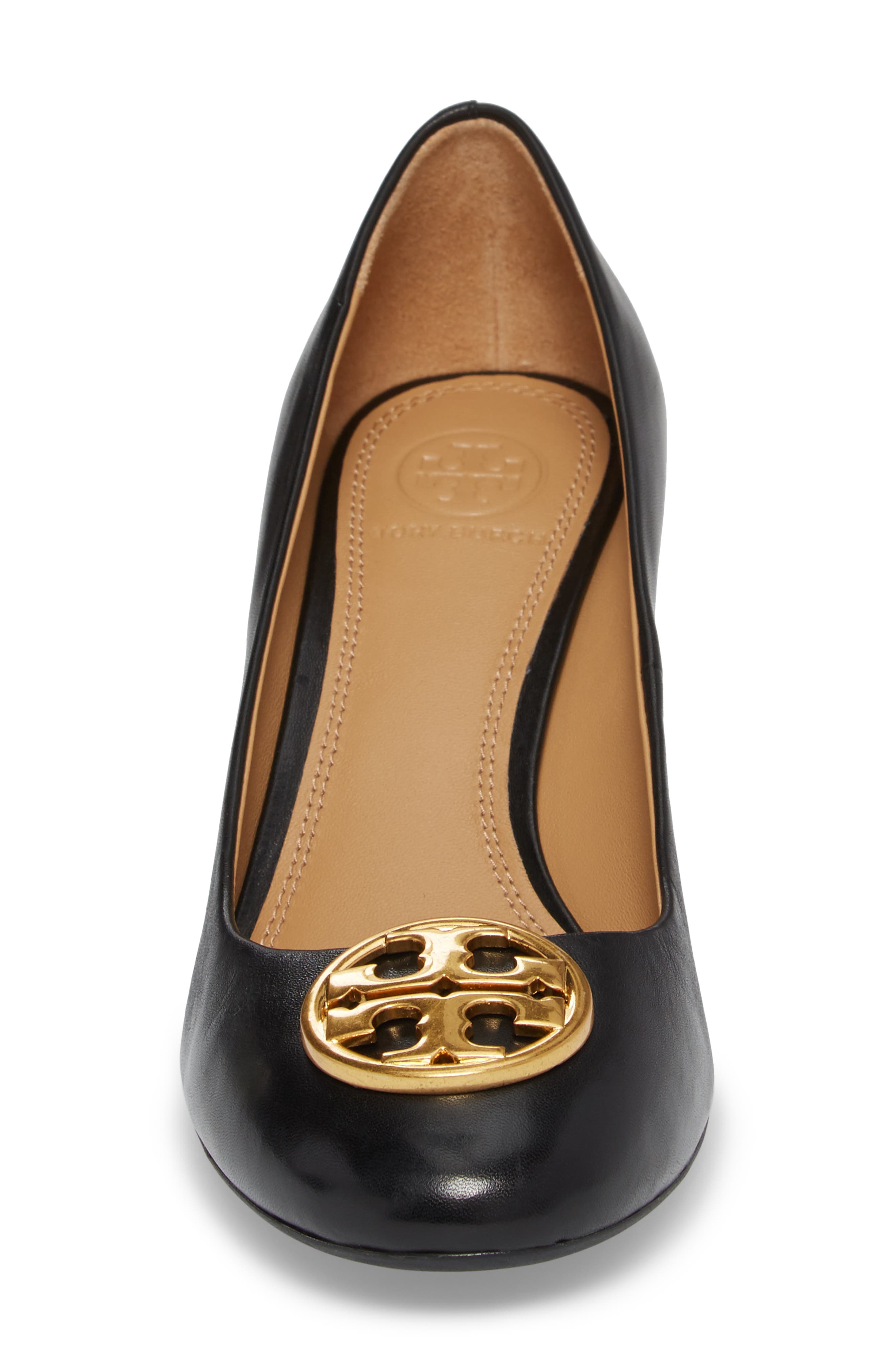 Chelsea Logo Medallion Wedge, Alternate, color, PERFECT BLACK