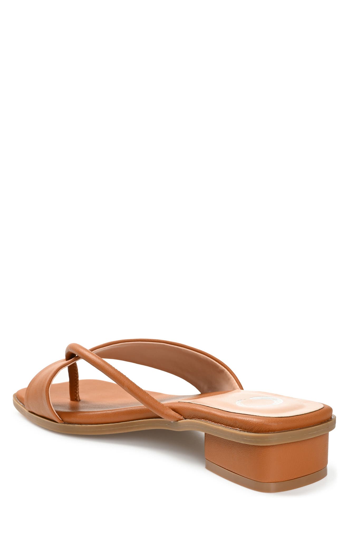 Journee Collection Mina Strappy Heeled Mule, Alternate, color, Brown