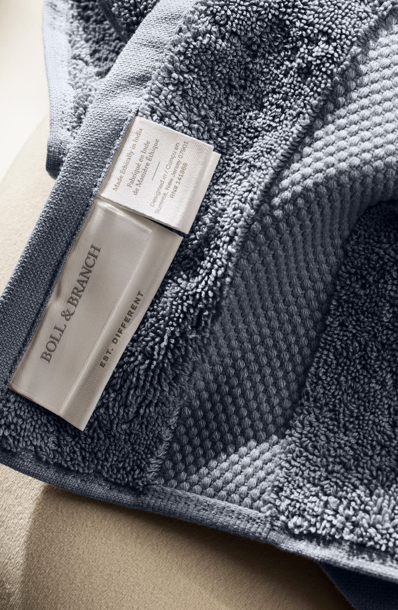 Boll & Branch Plush 6-Piece Organic Cotton Bath Towel Set, Alternate, color, Mineral