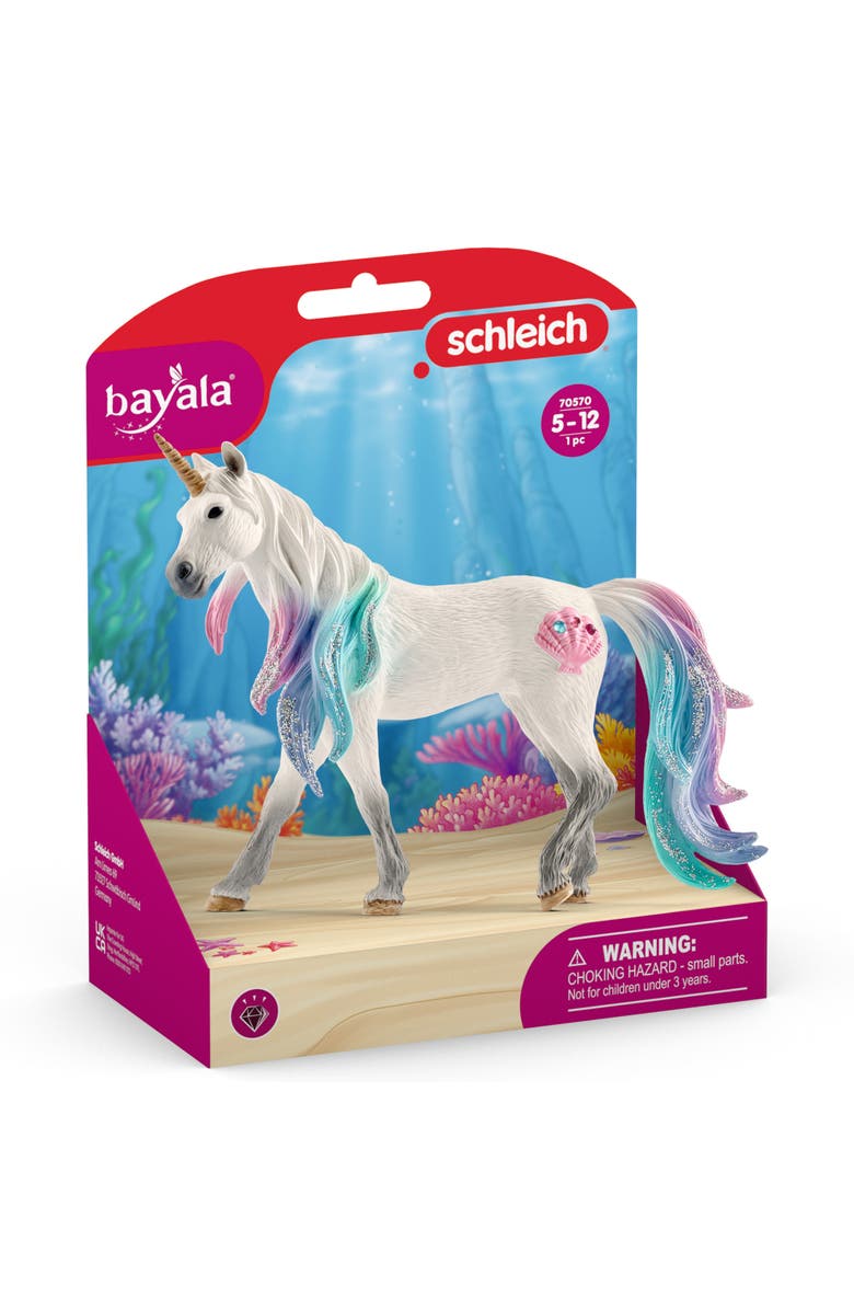 Schleich Bayala Sea Unicorn Mare, Enchanted Collectible Toy, Kids Ages 5+, Alternate, color, Multicolored