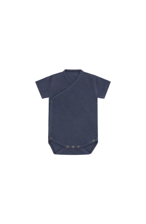 SS Organic Cotton Wrapover Bodysuit