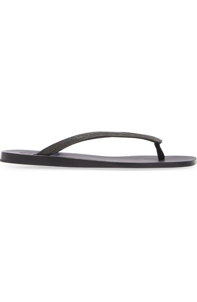 Brunello Cucinelli Monili Flip Flop, Alternate, color,