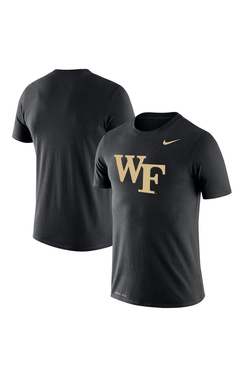 Nike Men's Nike Black Wake Forest Demon Deacons School Logo Legend Performance T-Shirt, Main, color,