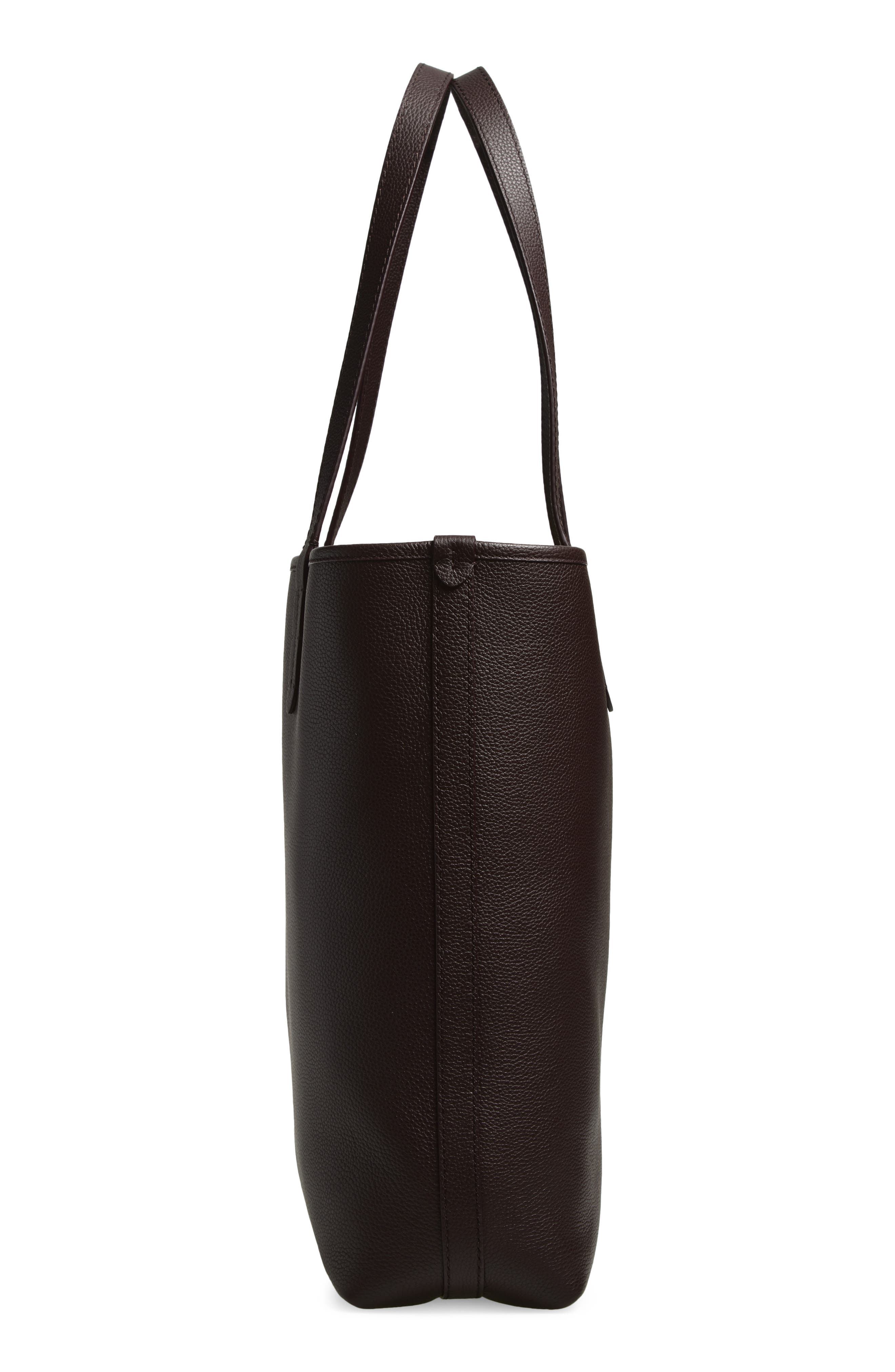 Burberry Reversible North/South Tote, Alternate, color, Sand/ Peat