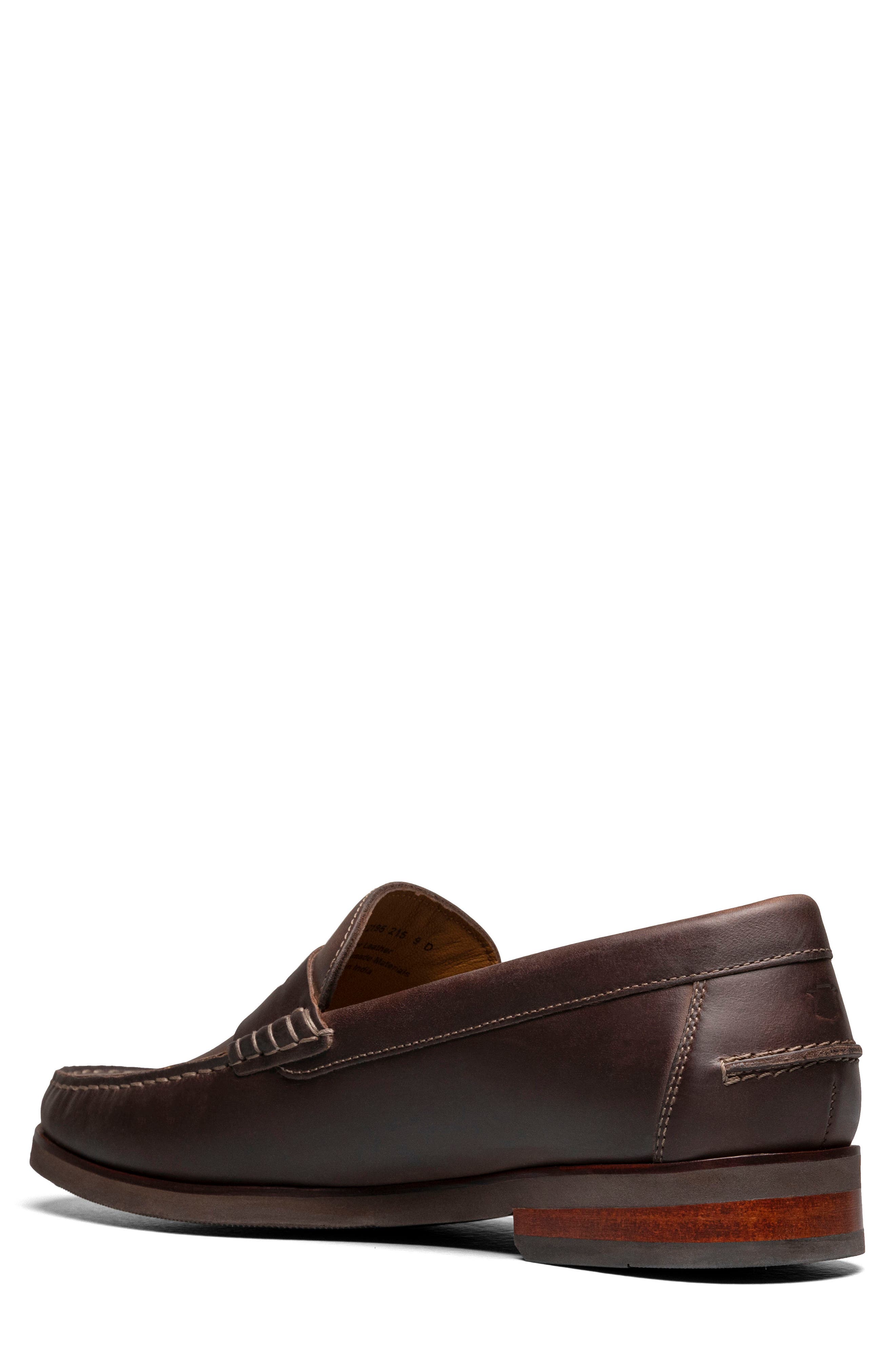 Berkley Flex Penny Loafer, Alternate, color, BROWN CRAZY HORSE