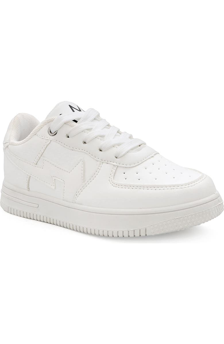 YOKI Kids' Low Top Sneaker, Main, color, White