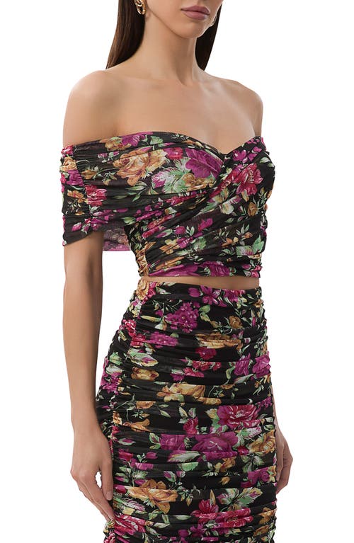 AFRM AFRM FABIOLA OFF THE SHOULDER CROP TOP