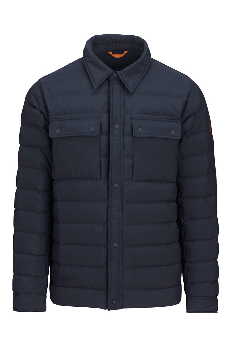 Sapparo 650-Fill-Power Down Shirt Jacket, Main, color, MIDNIGHT
