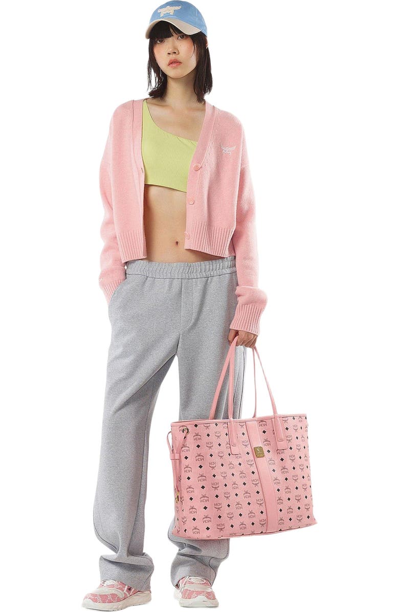 MCM Large Liz Shopper in Visetos, Alternate, color,