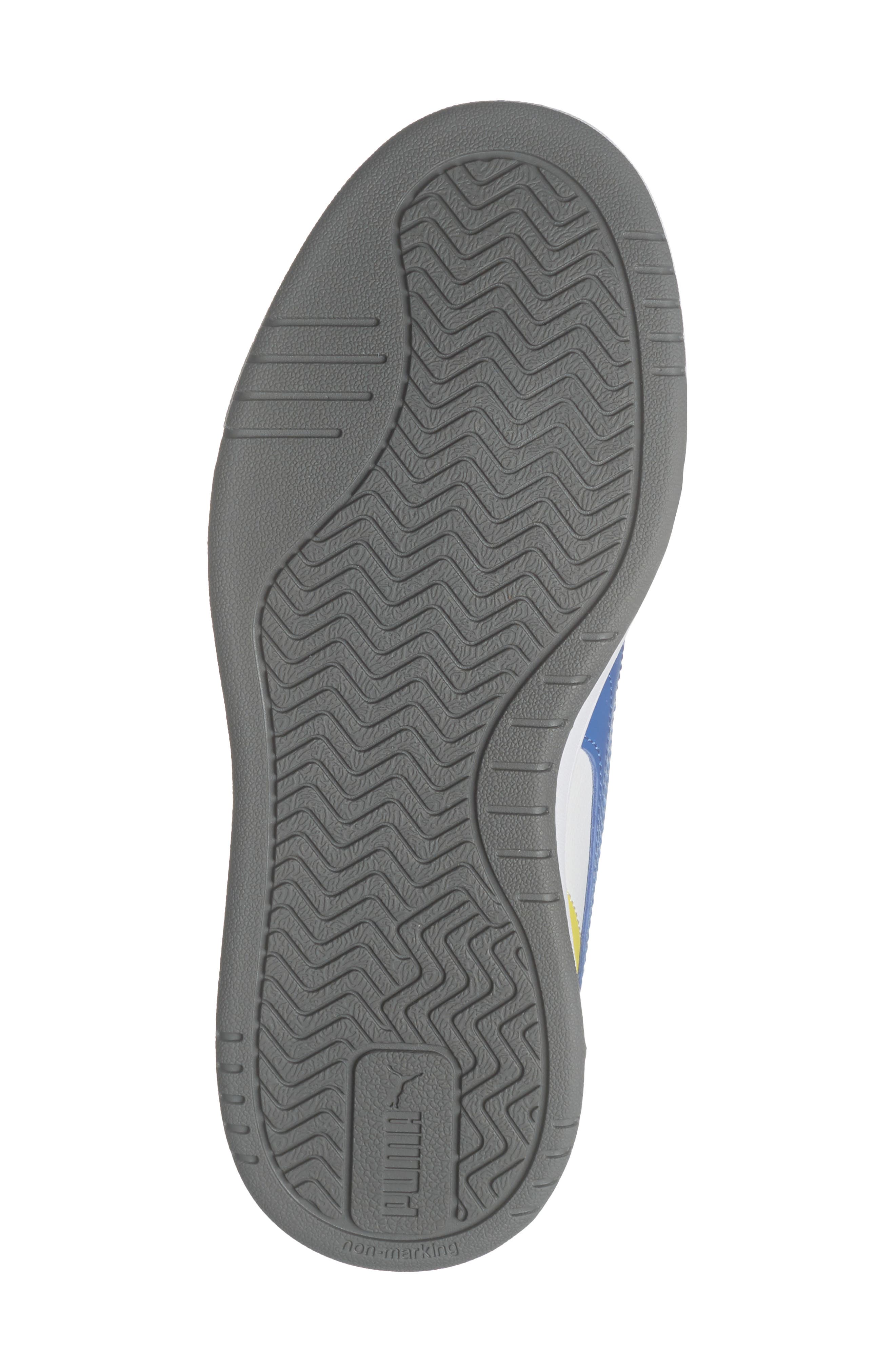 PUMA Kids' Caven III Block AC Sneaker, Alternate, color, Shadow Gray/ Royal/ White