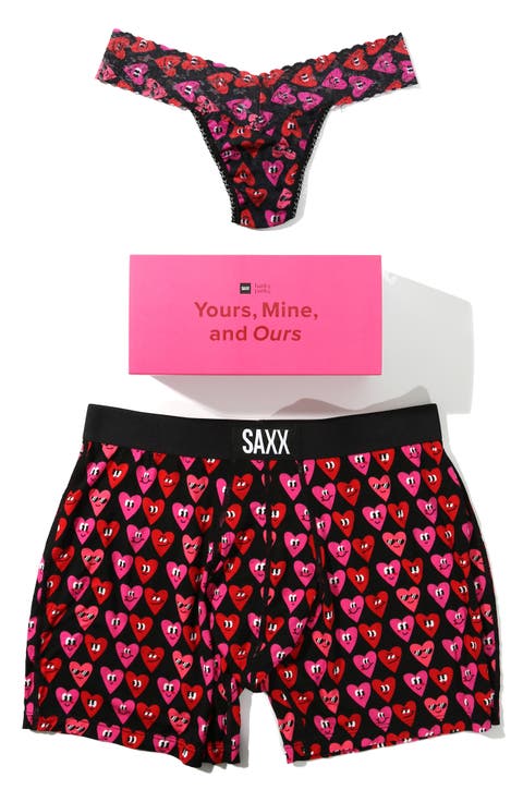 x SAXX Boxer Briefs 
Thong Set Gift Box