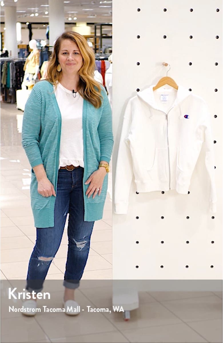 Reverse Weave Zip Up Hoodie, sales video thumbnail