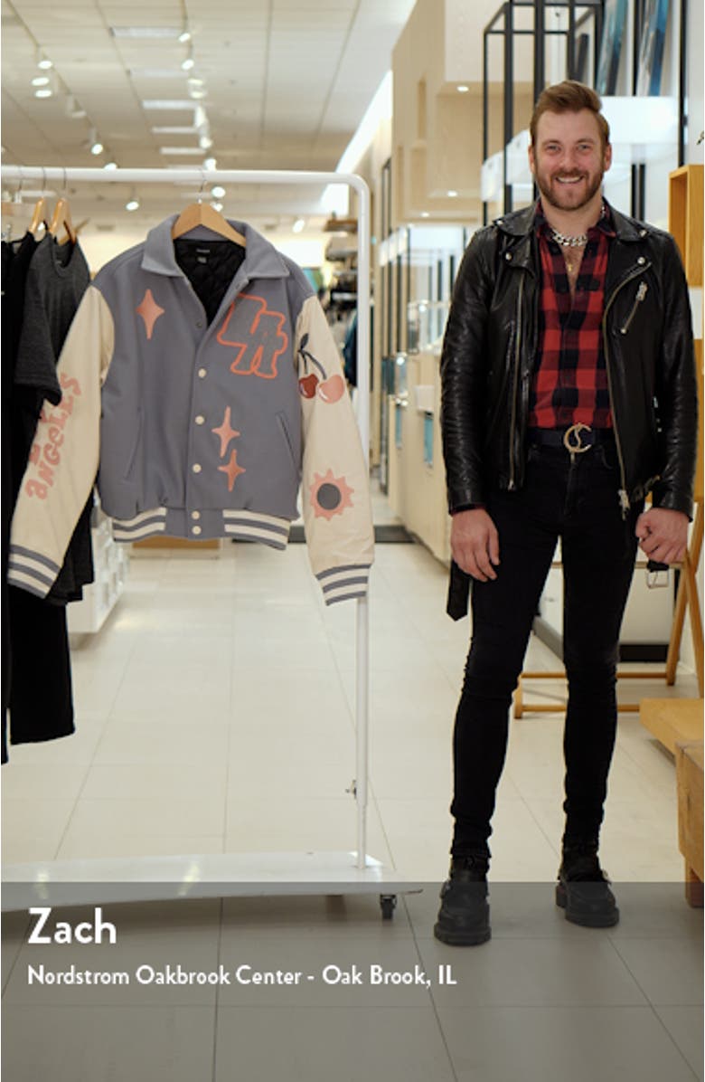 LA Crash Oversize Varsity Jacket, sales video thumbnail