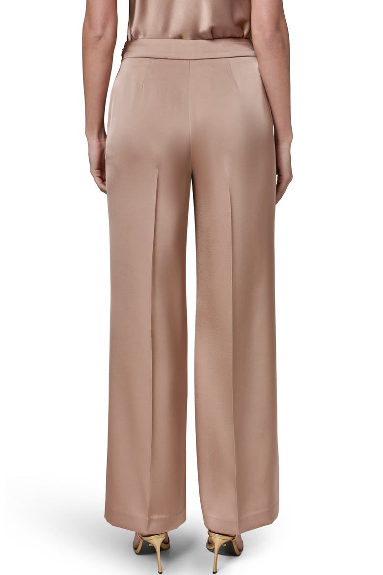 Flat Front Straight Leg Pants, Alternate, color, UMBRIA