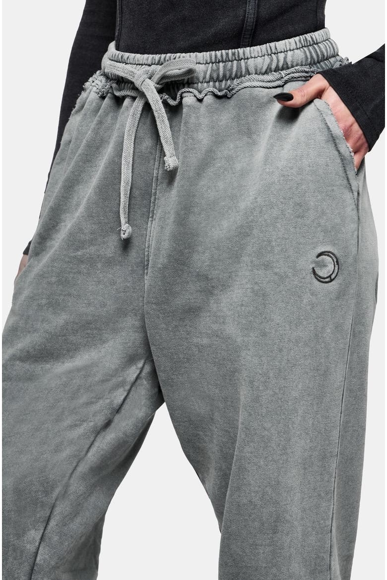 Sylph Dove Embroidered Cuffed Jogger, Alternate, color, Grey