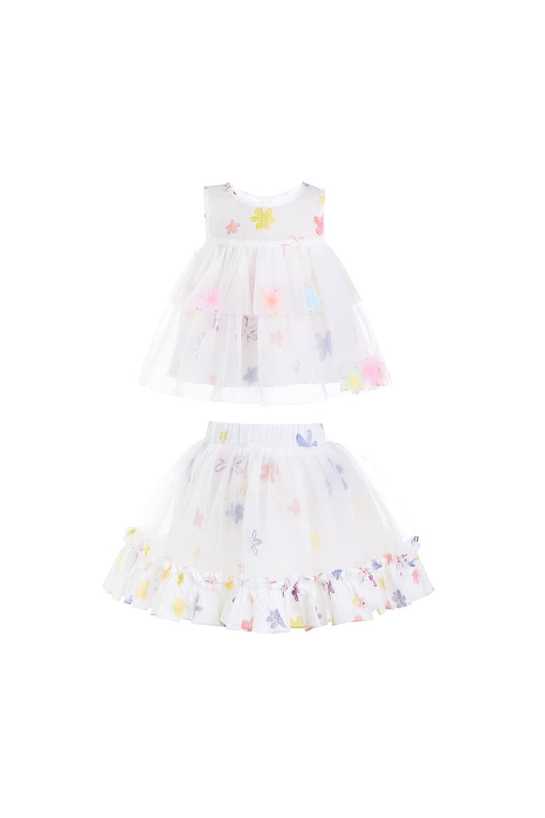 Aveloria Floral Ruffle Set, Alternate, color, White