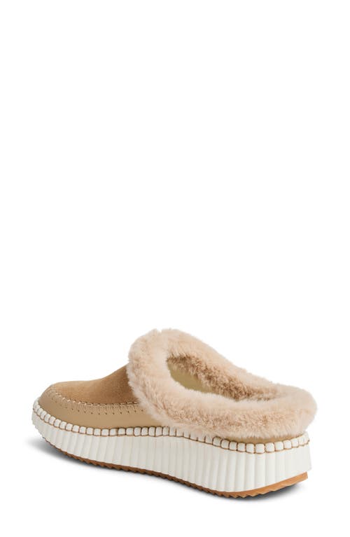 Jack Rogers Josie Faux Fur Sneaker In Gold