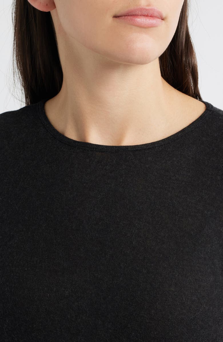 Mavi Jeans Basic Wool Blend T-Shirt, Alternate, color, Black