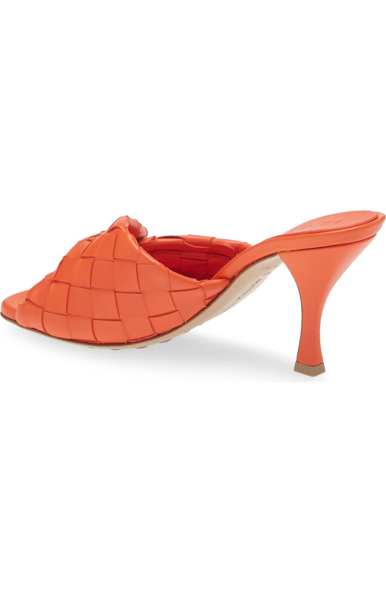 Bottega Veneta Blink Intrecciato Lambskin Leather Sandal, Alternate, color, New Orange