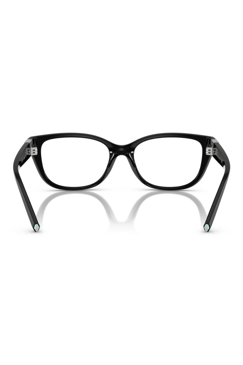 54mm Pillow Optical Glasses, Alternate, color, BLACK