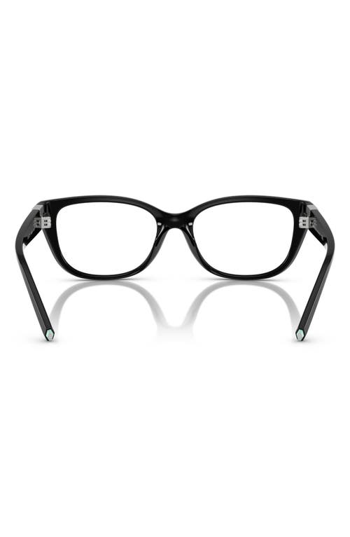 Tiffany & Co . 52mm Pillow Optical Glasses In Black