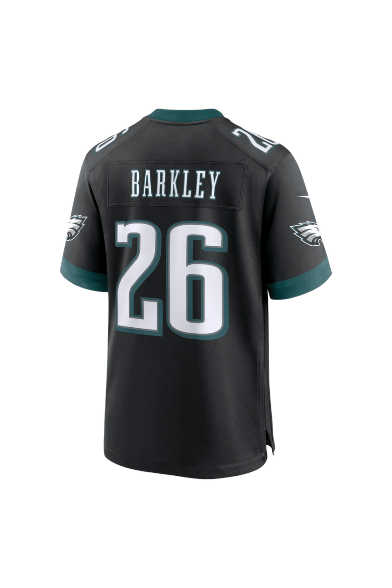 Men's Nike Saquon Barkley  Black Philadelphia Eagles Alternate Game Jersey, Alternate, color, Black