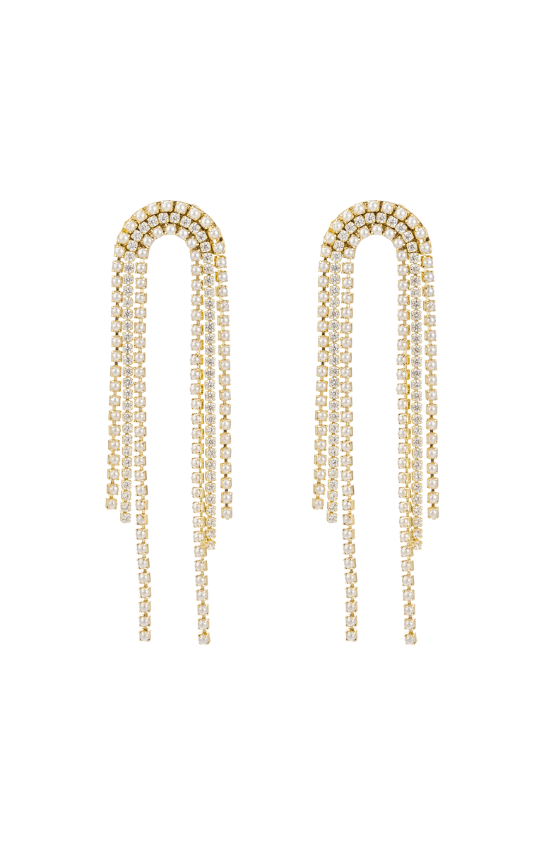 Untamed Petals Cairo Rainbow Drop Earrings, Main, color, Gold