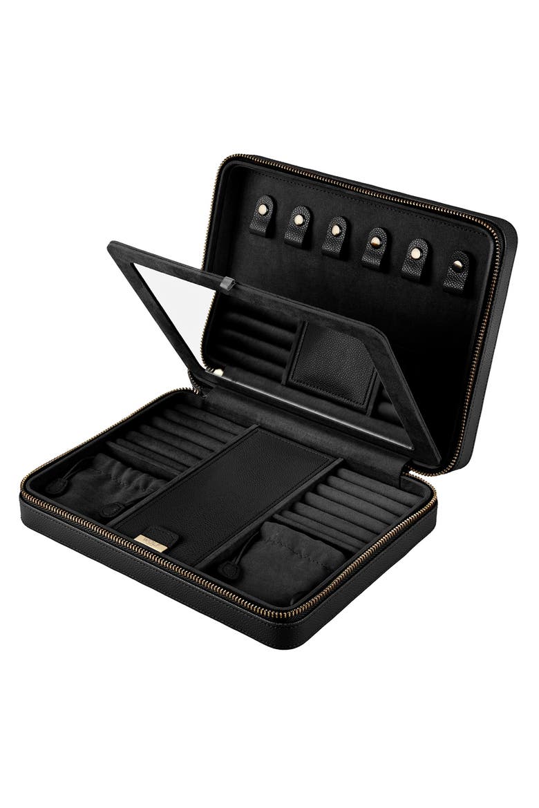 Lauren Large Zip Case, Alternate, color, Black