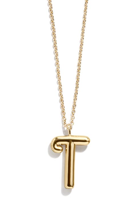 Bubble Initial Necklace