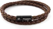 Tateossian Men
s Chelsea Double Wrap Bracelet