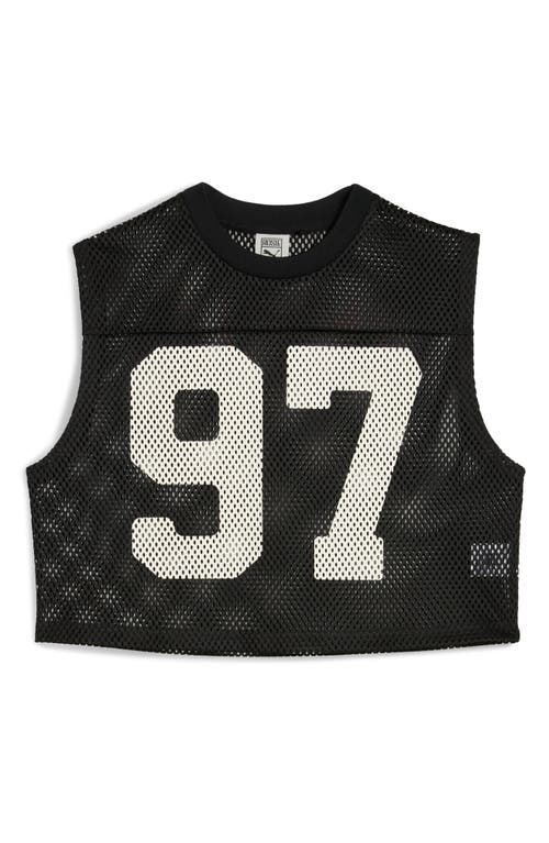 Puma X Rosé Relaxed Mesh Top Women In Multi