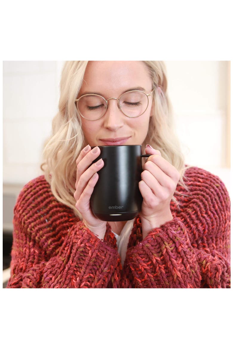 Mug 2 Temperature Control Mug & Warmer, Alternate, color, BLACK
