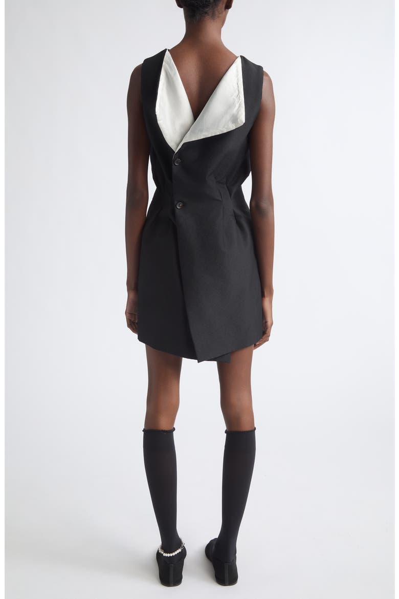 Flirt Sleeveless Minidress, Alternate, color, NOIR