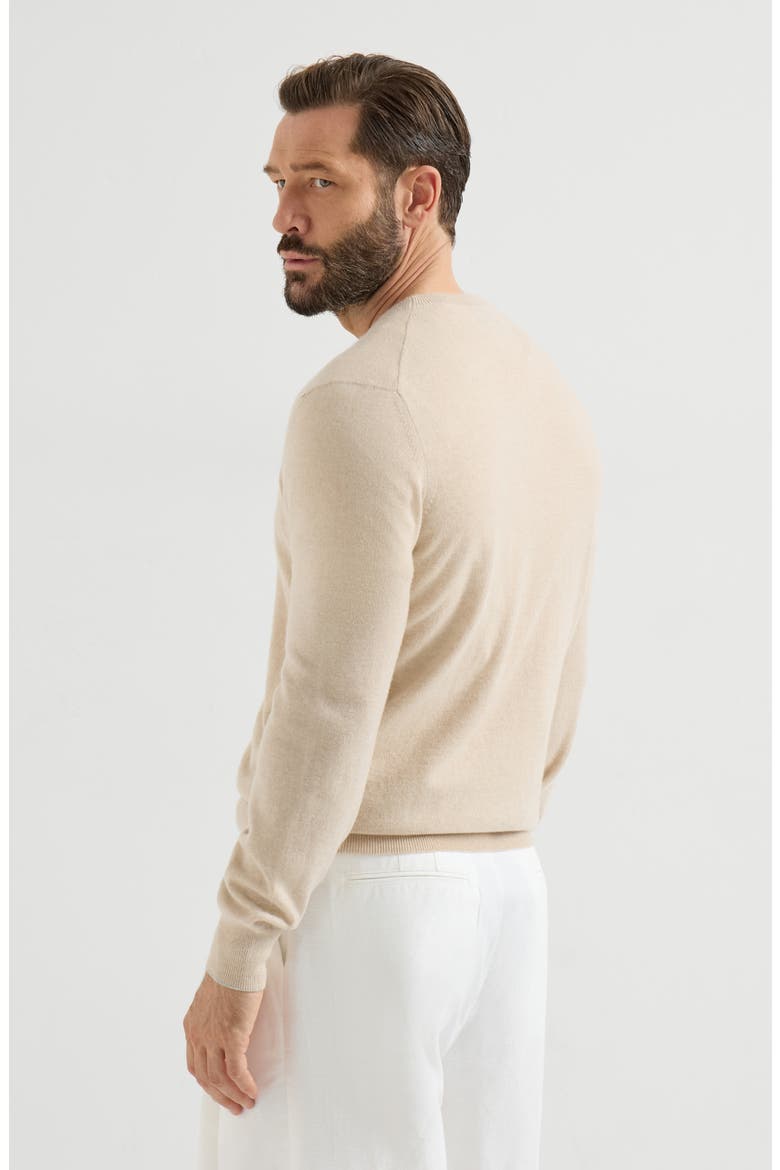 Cashmere sweater, Alternate, color, Sand