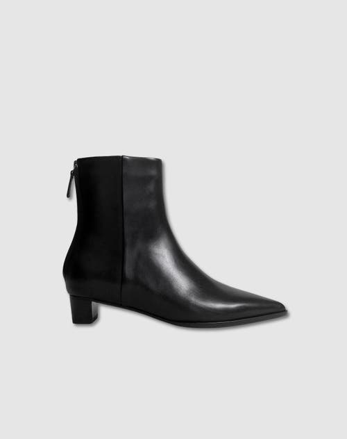 Mi/mai Kith Low Heel Ankle Boots In Black