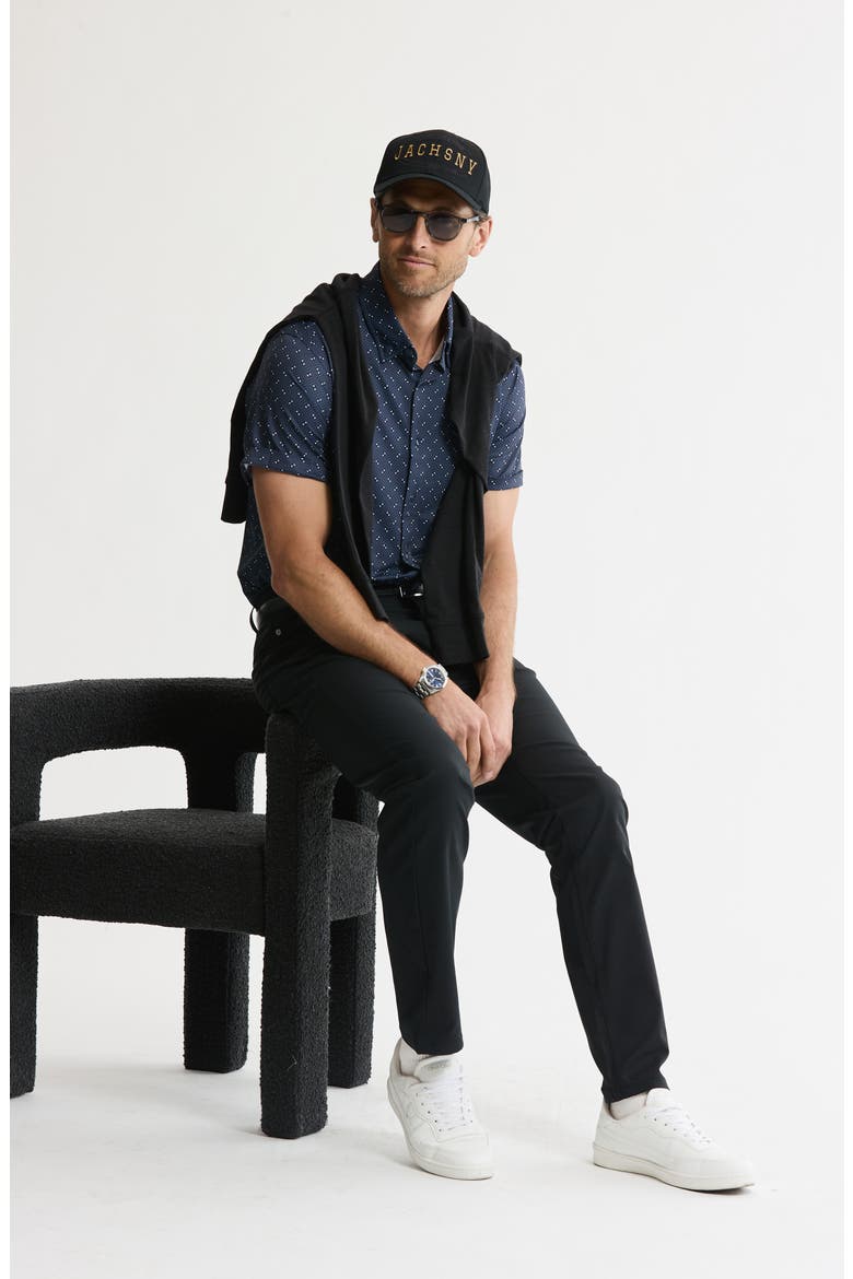 Straight Leg Stretch 5-Pocket Pants, Alternate, color, BLACK