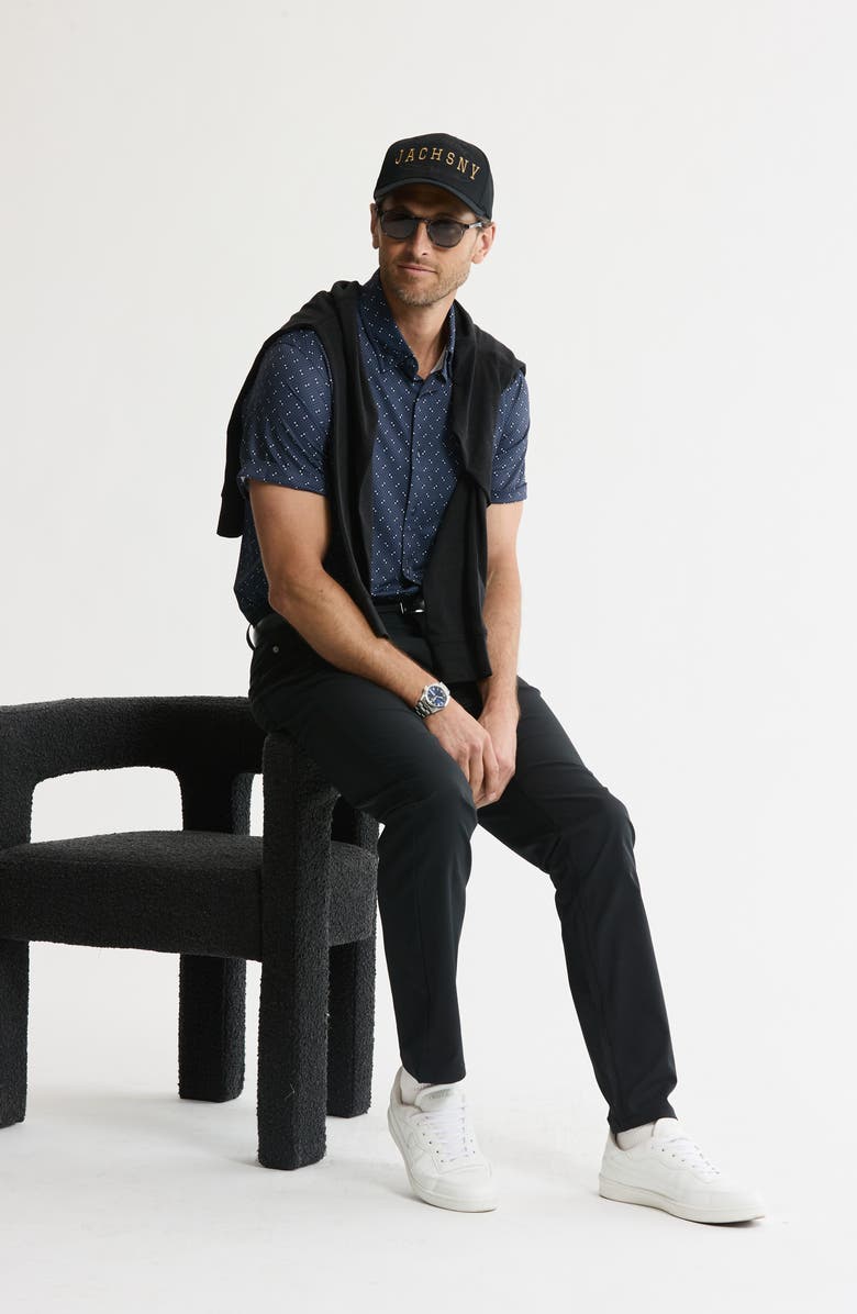 JACHS Straight Leg Stretch 5-Pocket Pants, Alternate, color, Black