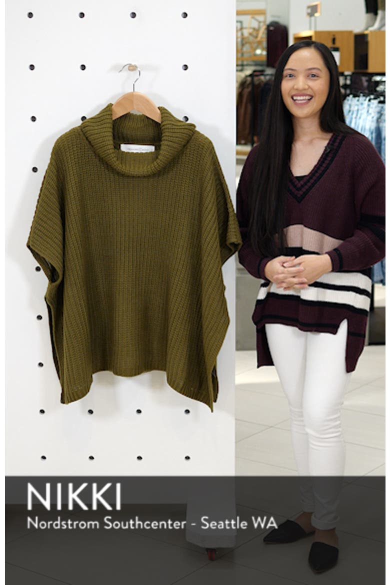 Chunky Knit Poncho video