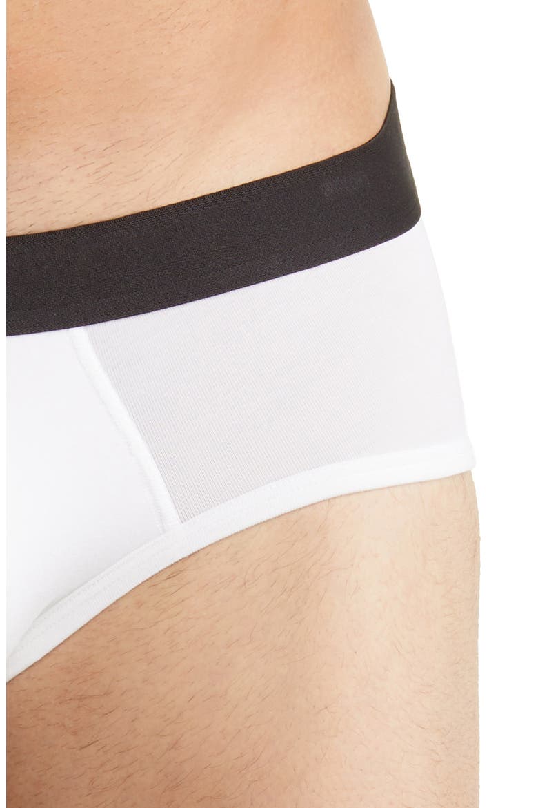 Stretch Briefs, Alternate, color, WHITE