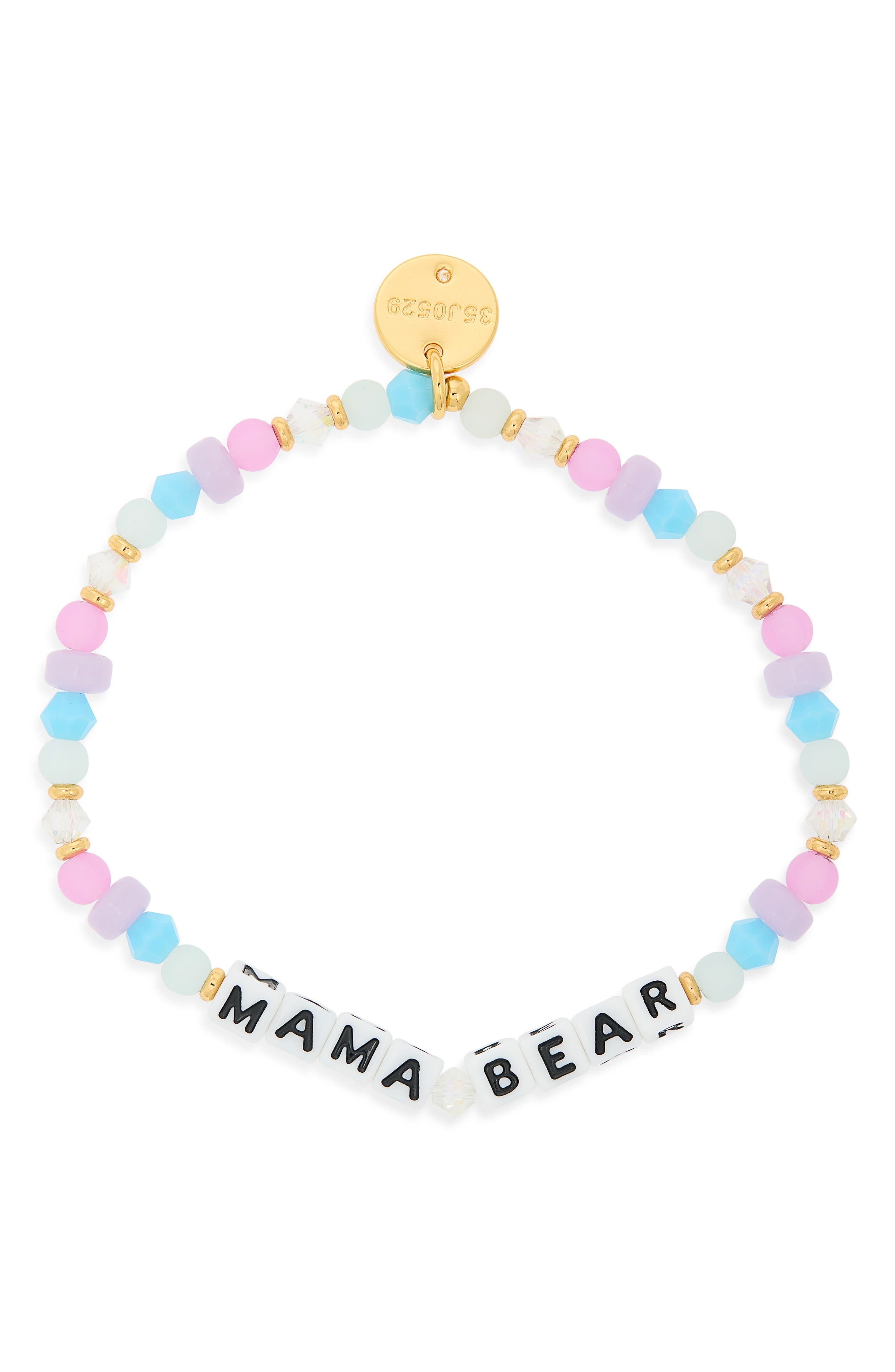 Mama Bear Beaded Stretch Bracelet